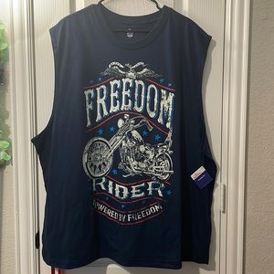 American Freedom USA Motorcycle tank top XXXL New
